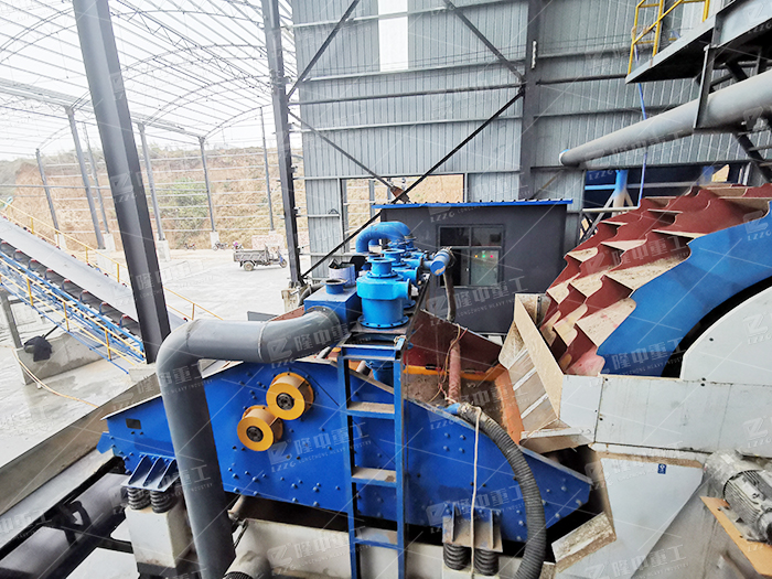 洗沙細砂回收一體機在機制砂清洗回收的時候,起到了關鍵作用!